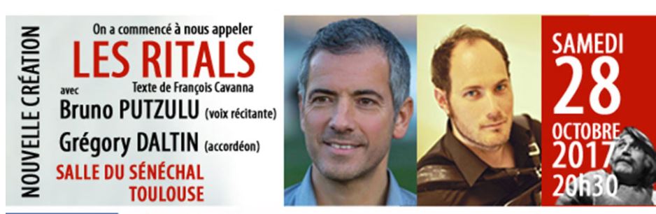 Spectacle RITALS avec Putzulu