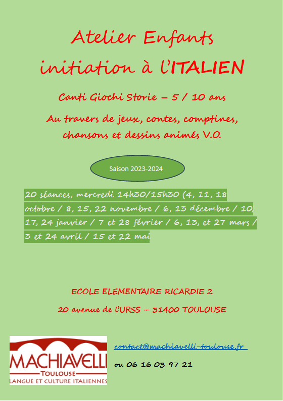 Atelier Enfants (flyer)