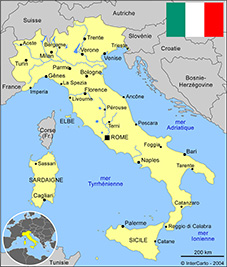 carte italie